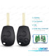 CHIAVE COMPLETA PER RENAULT CLIO KANGOO MASTER MODUS TWINGO