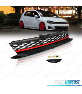 GRIGLIA VOLKSWAGEN VW GOLF 7.5 17-20 ASPECTO R NERO ROSSO