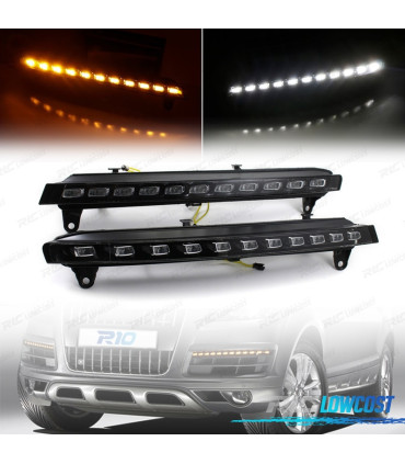 KIT LUCE DIURNA A LED DRL FRECCIA PER AUDI Q7 2006 2007 08-09