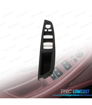 MODANATURA PULSANTE PER BMW F10 F11 PANNELLO PORTA NERO