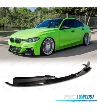 SPOILER LIP ANTERIORE BMW F30 F31 LOOK M PERFORMANCE CARBONIO ABS