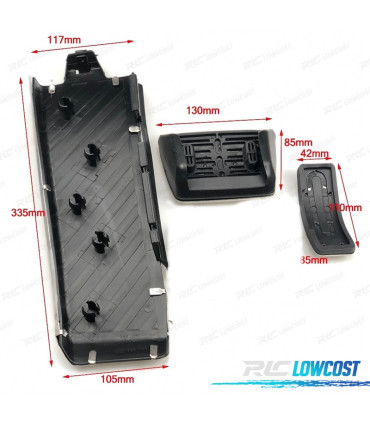 PEDALI PER AUDI LOOK S-LINE AUTOMATICO