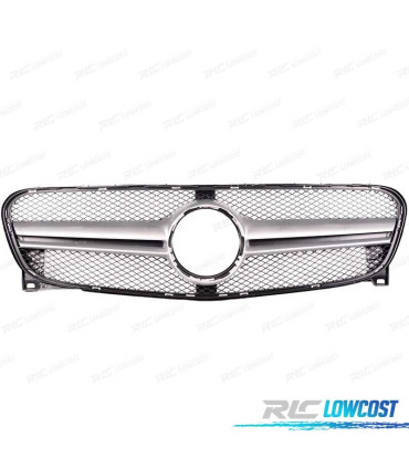GRIGLIA PER MERCEDES CLASSE GLA X156 14-16 AMG CROMO NERO