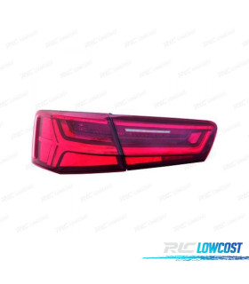 FANALI A TUBO LUMINOSO FRECCIA DINAMICA AUDI A6 BERLINA 11-14