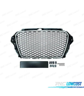 GRIGLIA AUDI A3 8V 12-16 LOOK RS3 NERO CROMATO