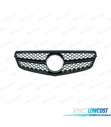 GRIGLIA PER MERCEDES W204 11-14 NERO LUCIDO LOOK AMG C63