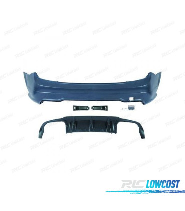PARAURTI POSTERIORE PER MERCEDES C W204 07-14 LOOK AMG C63