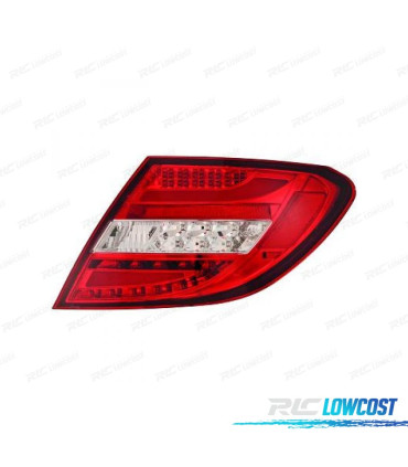 FANALI A LED MERCEDES C W204 11- ROSSI