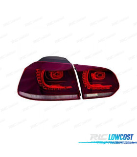 FANALI ROSSI AFFUMICATI VOLKSWAGEN VW GOLF VI LIMOUSINE 08-12