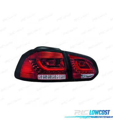 FANALI A LED ROSSI VOLKSWAGEN VW GOLF VI LIMOUSINE 08-12