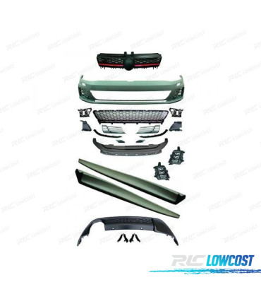 KIT CARROZZERIA PER VOLKSWAGEN VW GOLF 7 LOOK GTI 12-17 SRA