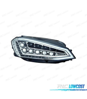 FARI PER VOLKSWAGEN VW GOLF VII LIMOUSINE 12-17 FONDO CROMATO