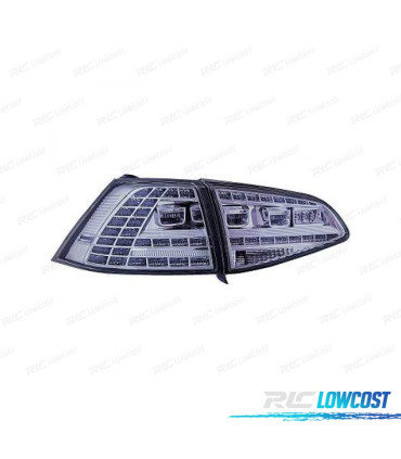 FANALI A LED CROMATI VOLKSWAGEN VW GOLF VII LIMOUSINE 12-17