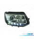 FARI PER VOLKSWAGEN VW T5 MULTIVAN CARAVELLE 09-15 CROMO NERO