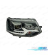 FARI PER VOLKSWAGEN VW T5 MULTIVAN CARAVELLE 09-15 NERO CROMATO