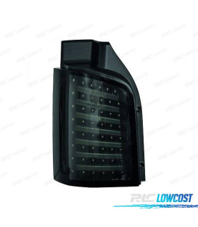 FANALI A LED NERI PER VOLKSWAGEN VW T5 2P MULTIVAN CARAVELLE 10-15