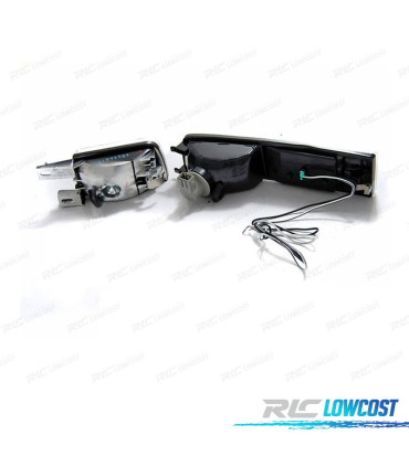 FRECCIE ANTERIORI PER VOLKSWAGEN VW GOLF 3 VENTO LUCE DIURNA A LED CROMATA