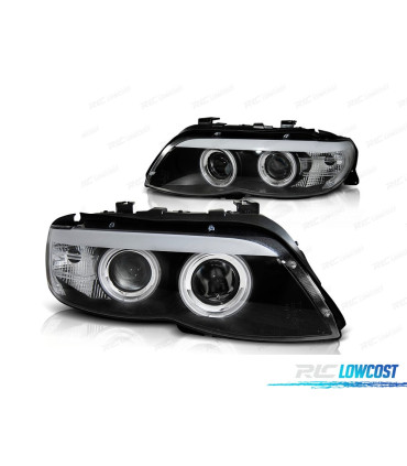 FARI XENO PER BMW X5 E53 03-06 D2S CCFL NERI