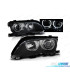 FARI BMW E46 01-05 ANGEL EYES LED NERI