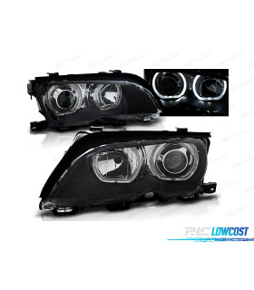FARI BMW E46 01-05 ANGEL EYES LED NERI