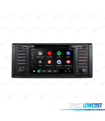 RADIO GPS ANDROID 10 PER BMW SERIE 5 E39 97-03 7"