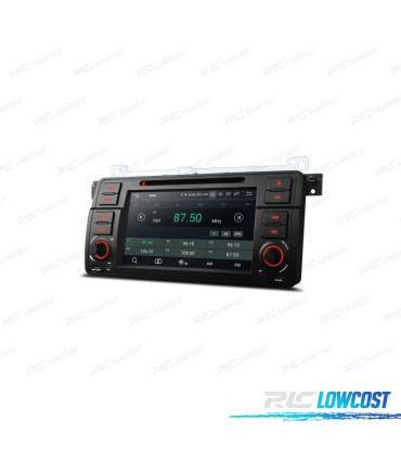 RADIO GPS ANDROID 13 PER BMW SERIE 3 E46 SCHERMO TATTILE 7"