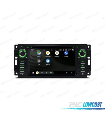 RADIO GPS ANDROID 11 PER JEEP DODGE CHRYSLER