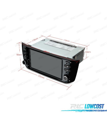 RADIO GPS ANDROID 11 PER FIAT PUNTO LINEA