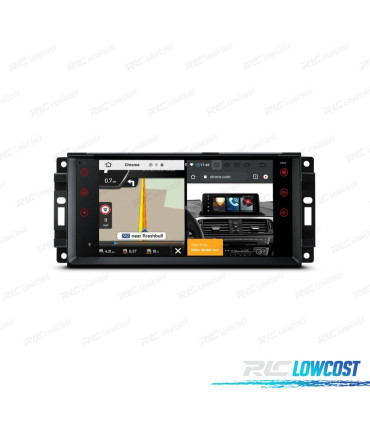 RADIO GPS ANDROID 13 PER JEEP WRANGLER 07-12, GRAND CHEROKEE 08-11... USB GPS TATTILE HD 7"