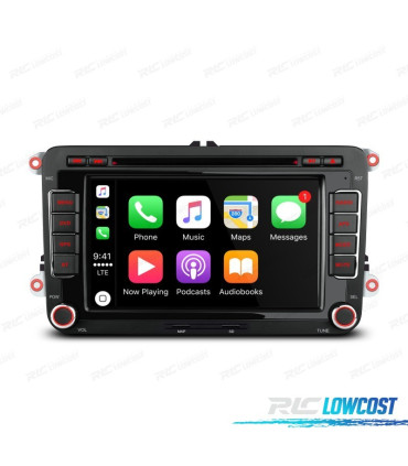 RADIO GPS ANDROID 13 PER VOLKSWAGEN VW SEAT SKODA TOURAN 7" USB GPS TATTILE HD