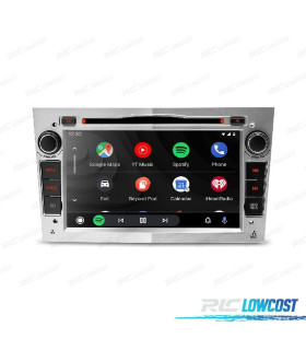 RADIO GPS ANDROID 11 GRIGIO CHIARO PER OPEL ASTRA H VIVARO ZAFIRA VECTRA CORSA D