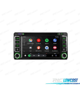 RADIO GPS ANDROID 12 PER TOYOTA COROLLA YARIS VIOS RAV4 PRADO HILUX VERSO