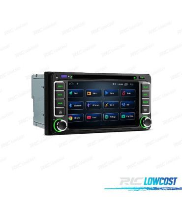 RADIO GPS ANDROID 12 PER TOYOTA COROLLA YARIS VIOS RAV4 PRADO HILUX VERSO