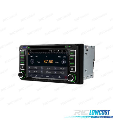 RADIO GPS ANDROID 12 PER TOYOTA COROLLA YARIS VIOS RAV4 PRADO HILUX VERSO