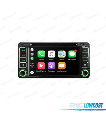 RADIO GPS ANDROID 12 PER TOYOTA COROLLA YARIS VIOS RAV4 PRADO HILUX VERSO