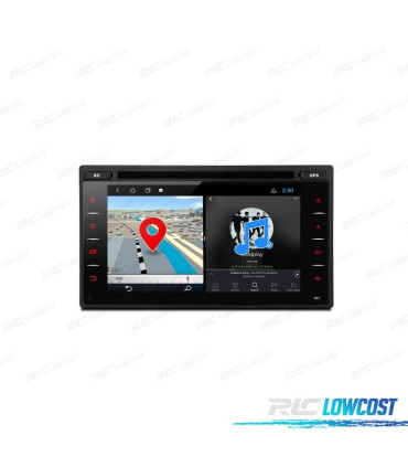RADIO GPS ANDROID 10 UNIVERSALE 2DIN HD TATTILE DVD SD