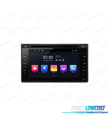 RADIO GPS ANDROID 10 UNIVERSALE 2DIN HD TATTILE DVD SD