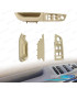 MODANATURA PULSANTE PER BMW E90 E91 PANNELLO PORTA BEIGE