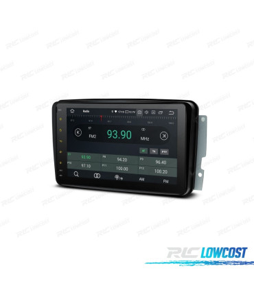 RADIO GPS ANDROID 12 PER MERCEDES VIANO VITO C W203 A W168 CLK C209 W209 G W463 98-06