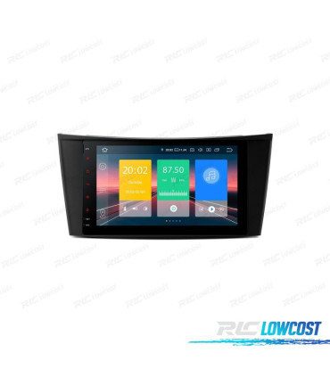 RADIO GPS ANDROID 10 PER MERCEDES CLS E W211 02-08