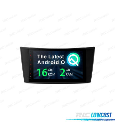 RADIO GPS ANDROID 10 PER MERCEDES CLS E W211 02-08