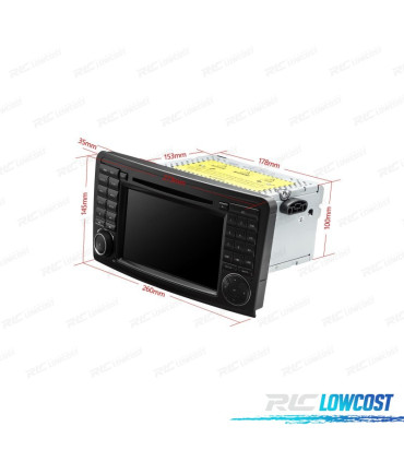 RADIO GPS ANDROID 10 PER MERCEDES ML GL 05-12