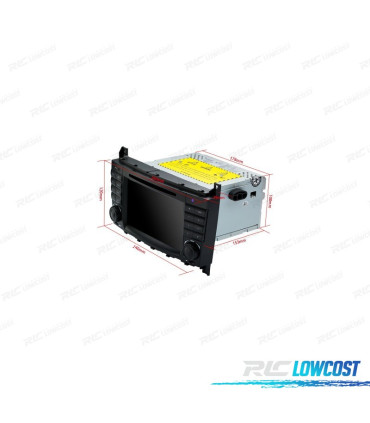 RADIO GPS ANDROID 13 PER MERCEDES G W463 06-08 C W203 04-07 CLK W209 04-06