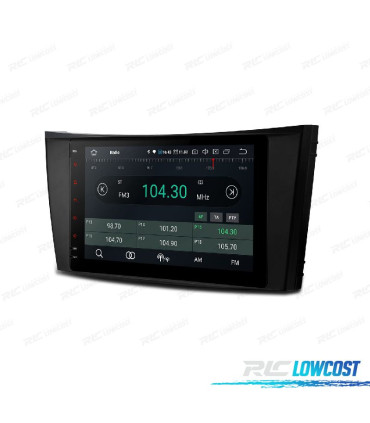 RADIO GPS ANDROID 10 PER MERCEDES CLS 05-06 E 02-08