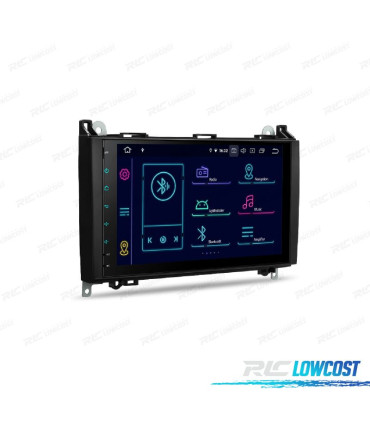 RADIO GPS ANDROID 11 PER MERCEDES CLASSE A B VITO VIANO SPRINTER 64GB
