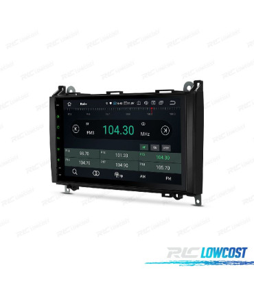 RADIO GPS ANDROID 11 PER MERCEDES CLASSE A B VITO VIANO SPRINTER 64GB