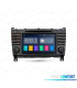 RADIO GPS ANDROID 10 PER MERCEDES W203 04-07 W209 04-06 W463 06-08