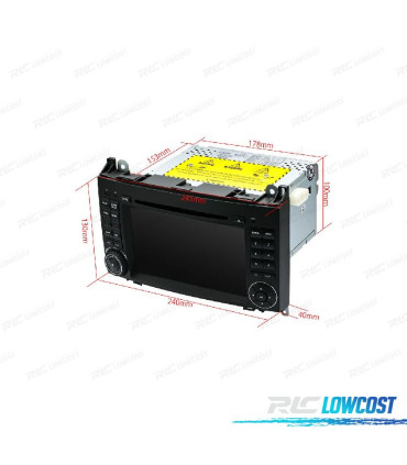 RADIO GPS ANDROID 10 PER MERCEDES W169 W245 W639 W639 W906 W209 W311 W315 W318