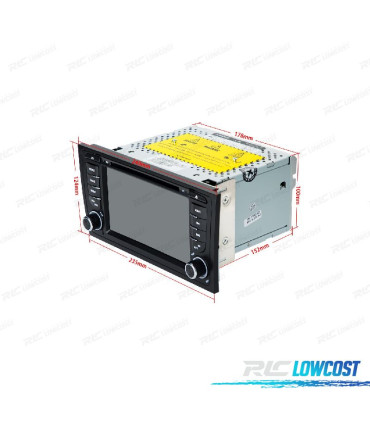 RADIO GPS ANDROID 12 PER AUDI A6 4B 97-04 ALLROAD 99-05