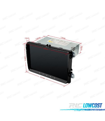RADIO GPS ANDROID 10 PER VOLKSWAGEN VW SKODA SEAT